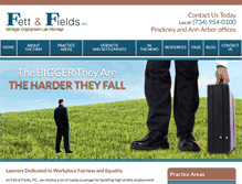 Tablet Screenshot of fettlaw.com